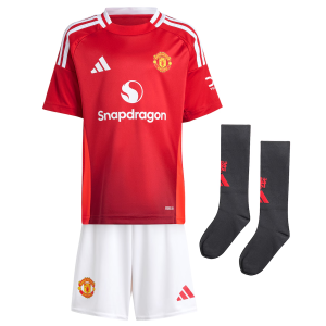 Manchester United Dětské Domácí Dres Komplet 2024/25 – Krátký Rukáv